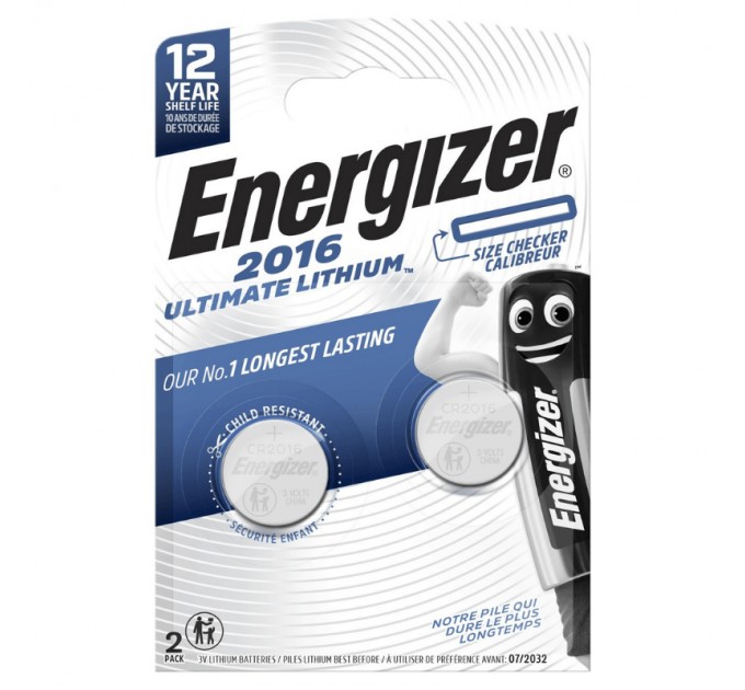 Energizer ULTIMATE Lithium 2016