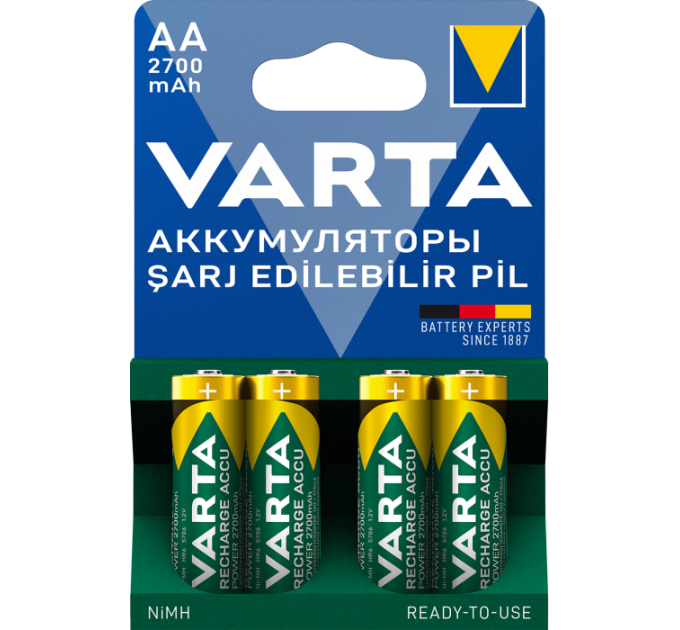 Акумулятор VARTA AA 2700mAh 4 шт
