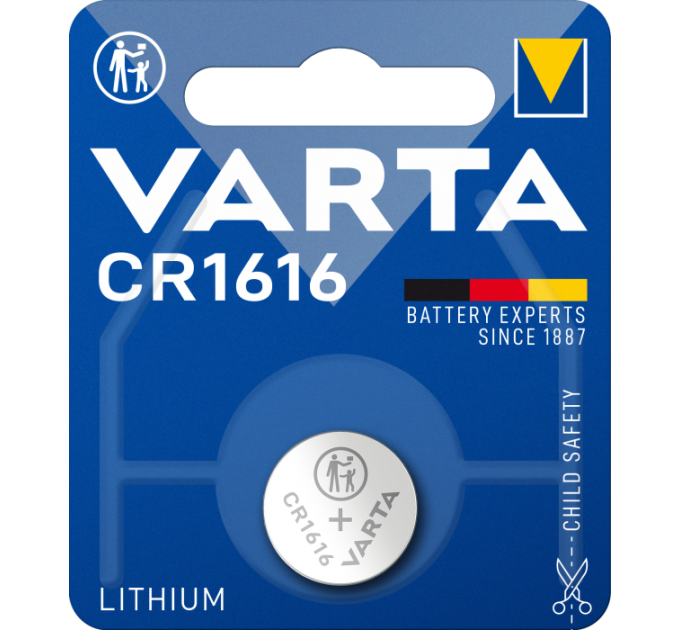 Батарейка VARTA CR 1616 BLI 1 шт