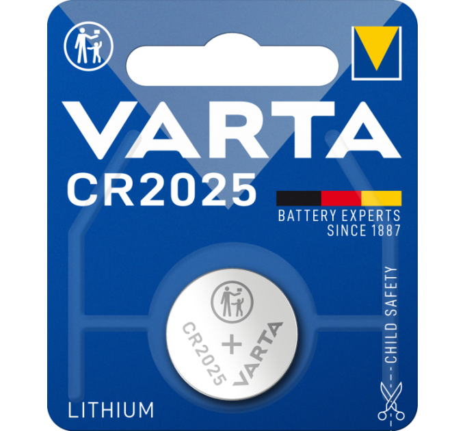 Батарейка VARTA CR 2025 BLI 1 шт