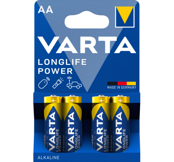 Батарейка VARTA LONGLIFE POWER AA BLI 4 шт