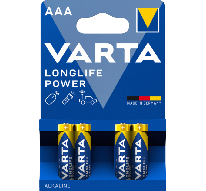 Батарейка VARTA LONGLIFE POWER AAA BLI 4 шт
