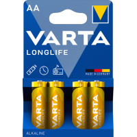 Батарейка VARTA LONGLIFE AA BLI 4 шт
