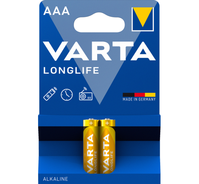 Батарейка VARTA LONGLIFE AAA BLI 2 шт
