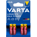 Батарейка VARTA LONGLIFE MAX POWER AAA BLI 4 шт