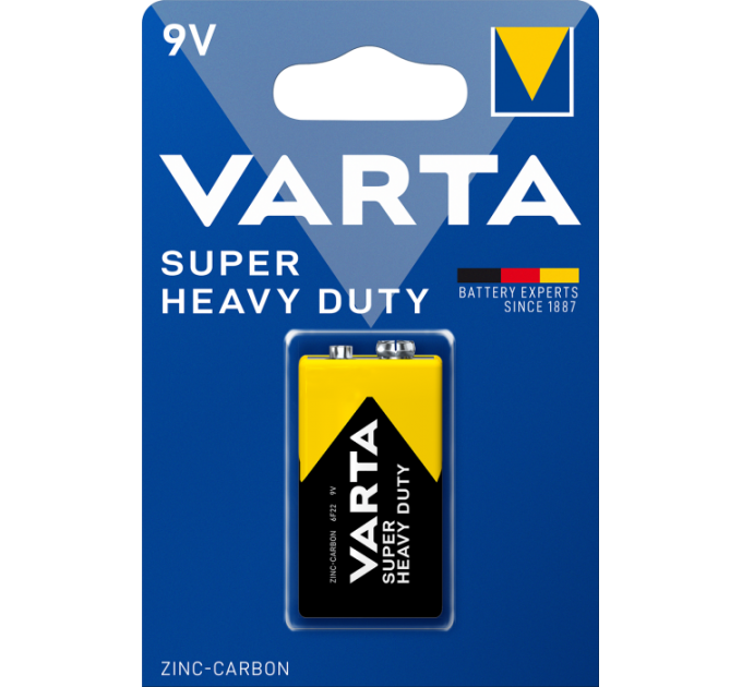 Батарейка VARTA SUPERLIFE 6F22 BLI 1 шт