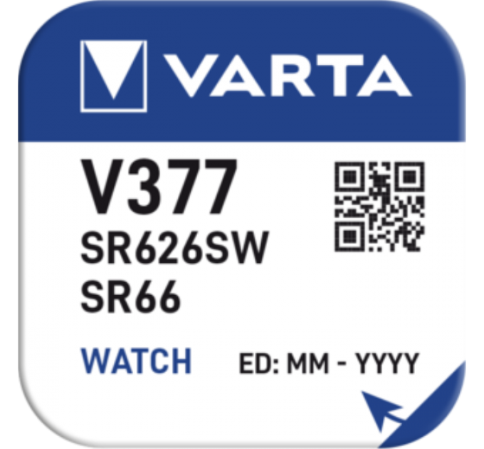 Батарейка VARTA V 377 1 шт