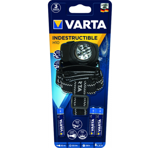 Ліхтар VARTA Indestructible Head Light LED x5 3AAA