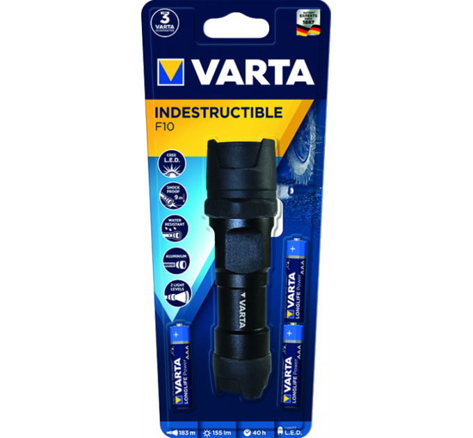 Ліхтар VARTA Indestructible LED 3AAA 