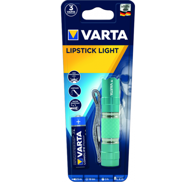 Ліхтар VARTA LED Lipstick Light 1AA