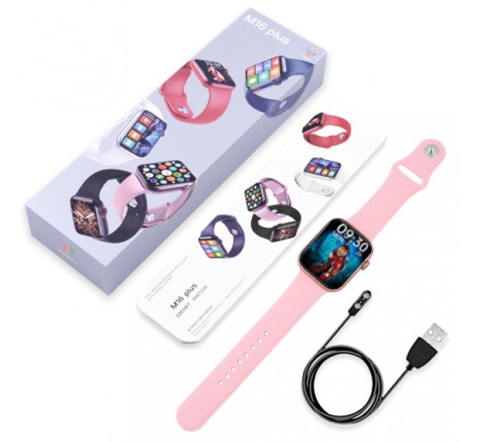 Apl Watch Series 6 M16 PLUS, 44mm Aluminium, голосовой вызов, pink