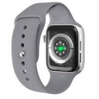 Apl Watch Series 6 HW22 PLUS, WearfitPro, 44mm, Aluminium, беспроводная зарядка, голосовой вызов, silver