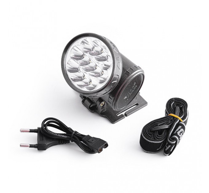 Фонарь налобный Luxury 1898, 13LED, Li-Ion аккумулятор, ЗУ 220V