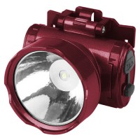 Фонарь налобный Luxury 1898, 1W, Li-Ion аккумулятор, ЗУ 220V