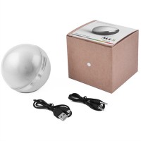Bluetooth-колонка HAPPY MUSIC BOLL M8, speakerphone, шар перламутровый