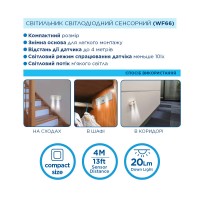 Фонарь cенсорный Westinghouse WF66 + 3 AAA/R03 в комплекте