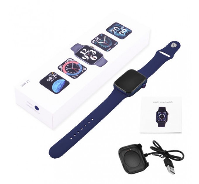Apl Watch Series 6 HW22, 44mm Aluminium, голосовой вызов, blue