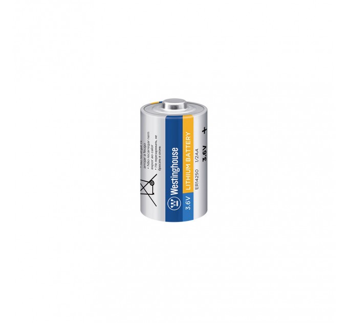 Литиевая батарейка Westinghouse Li-SOCI2 ER14250, 3.6V, 1200mAh, 1 шт/уп