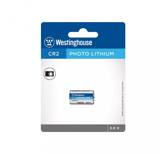 Литиевая батарейка Westinghouse Lithium  CR2 1шт/уп blister