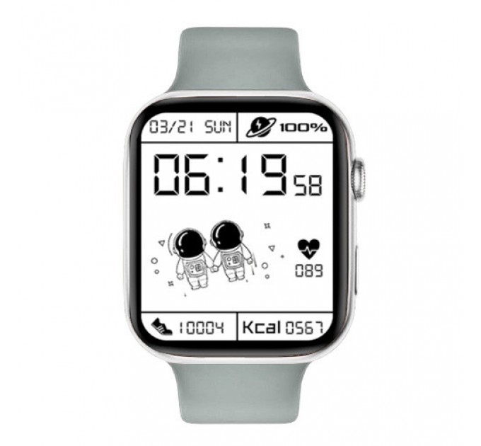 Apl Watch Series 6 M26 PLUS, 44mm Aluminium, беспроводная зарядка, silver