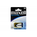 Щелочная батарейка Maxell Alkaline 9V/6LR61 Крона 1шт/уп blister