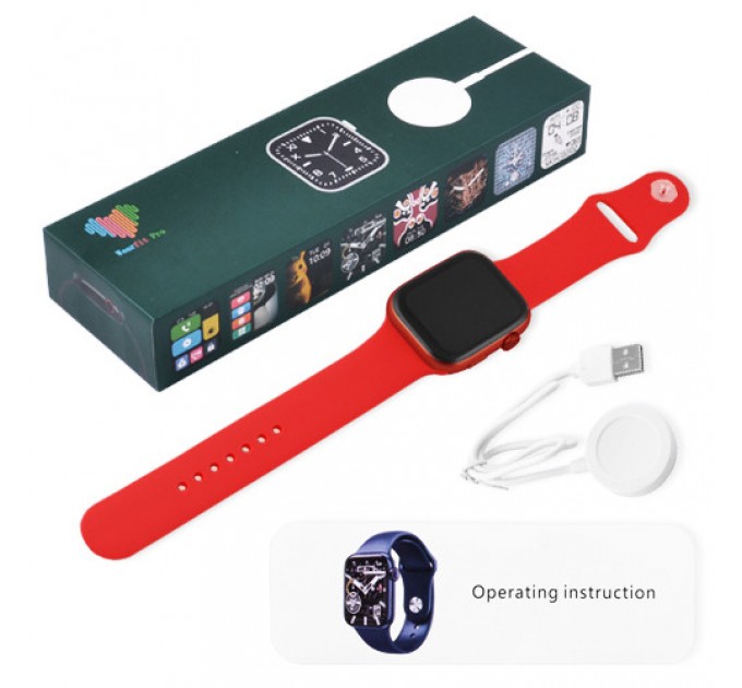 Smart Watch NB-PLUS, беспроводная зарядка, red
