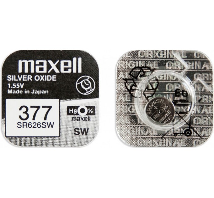 Серебряно-оксидная батарейка Maxell 