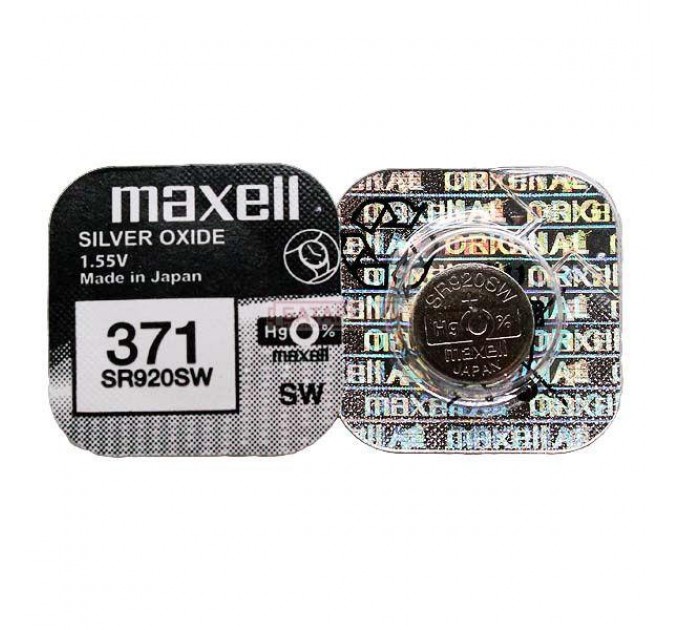 Серебряно-оксидная батарейка Maxell 