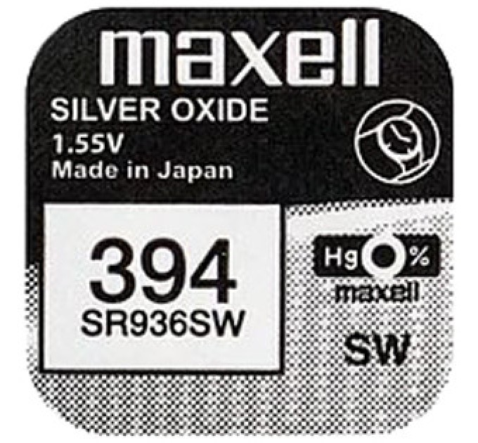 Серебряно-оксидная батарейка Maxell 