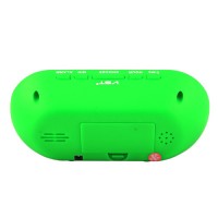 Часы сетевые VST-712Y-4, зеленые, USB