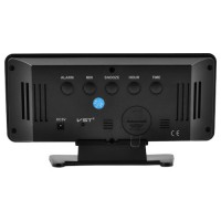 Часы сетевые VST-888-5, синие, температура, USB