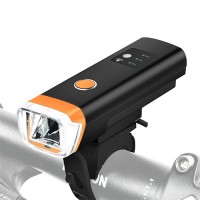 Велофонарь  HJ-047-XPG ULTRA LIGHT, ALUMINUM, AVTOLIGHT SENSOR, Waterproof, аккум., ЗУ microUSB