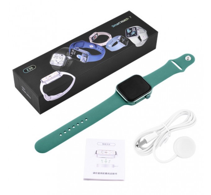 Apl Watch Series 7 Z36, 44mm Aluminium, беспроводная зарядка, mint