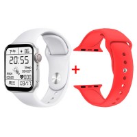 Smart Watch Series 6 Z32 PRO, 44mm Aluminium, 2 ремешка, red/white