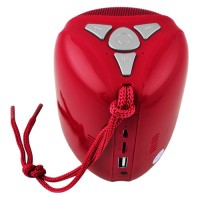 Bluetooth-колонка TG609, speakerphone, радио, red