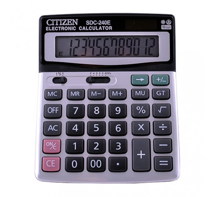 Калькулятор CITIZEN 240,  двойное питание