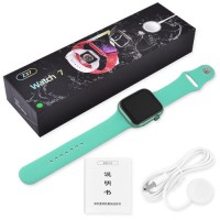Smart Watch Series 7 Z37, 44 mm Aluminium, голосовой вызов, беспроводная зарядка, mint