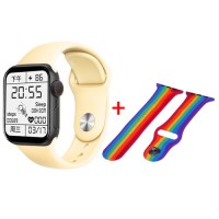 Smart Watch Series 6 Z32 PRO, 44mm Aluminium, 2 ремешка, yellow/color