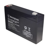 Свинцово-кислотная аккумуляторная батарея Westinghouse 6V, 7Ah, terminal F2, 1шт 94*34*151 мм