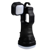 Фонарь Quantum кемпинговый перезарядный Stalker 3W LED + COB solar з USB