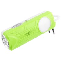 Фонарь Luxury 1037, 1W+5SMD, Li-Ion аккумулятор, ЗУ 220V