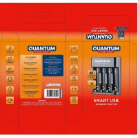 Зарядное устройство Quantum Li-ion QM-BC3040 для Lithium 1.5V акум. AA/AAA 4-slot (USB)