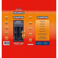 Зарядное устройство Quantum QM-BC2020 для Li-ion 3.7V акум. 2-slot (USB)