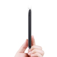 Универсальний мобильный аккумулятор Power bank Quantum QM-PB1010 black 10 000mAh  3.7V (2-USB)