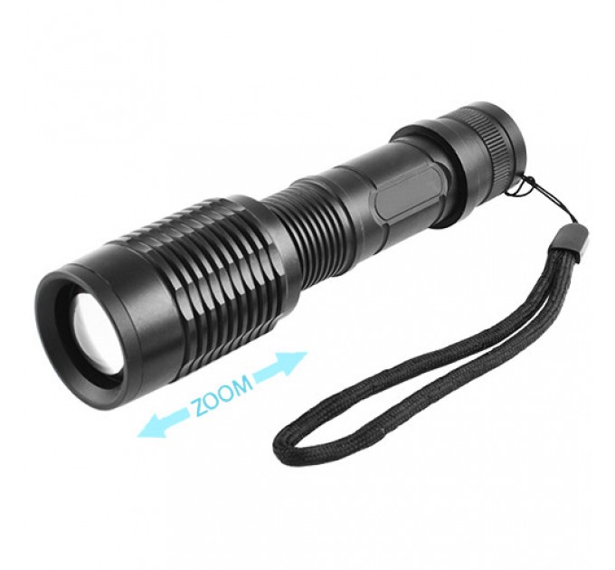 Фонарь Police 1861-T6, 1x18650, zoom, ЗУ 220V/12V, Box