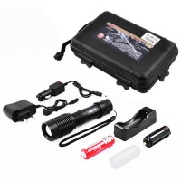 Фонарь Police 1861-T6, 1x18650, zoom, ЗУ 220V/12V, Box
