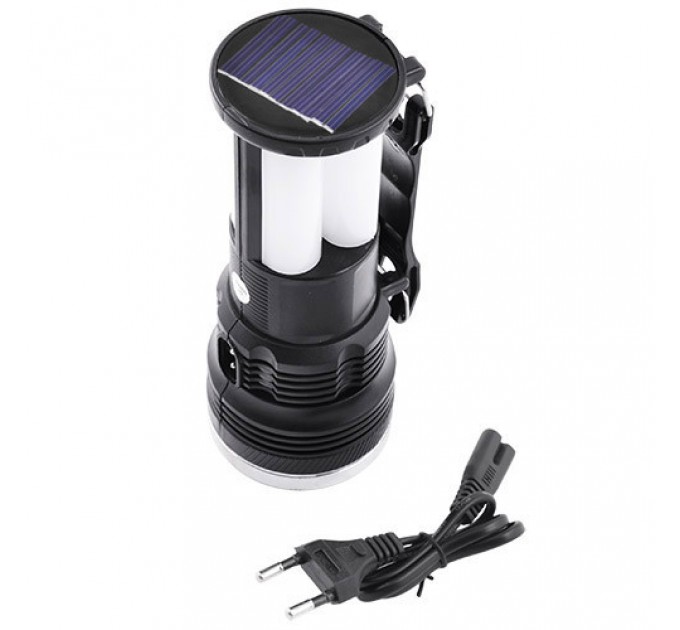 Фонарь переносной Luxury 2881 T, 1W+16SMD, солнечная батарея, Li-Ion аккумулятор, ЗУ 220V