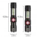 Фонарь SY-1903C-P50+SMD+RGB, Alarm, Li-Ion аккум., ремешок, zoom, ЗУ USB