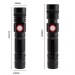 Фонарь BL-502-T6+COB, 1x18650, магнит, зажим, zoom, ЗУ microUSB