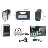 Портативная солнечная станция BL-80172, power bank, Li-Ion аккум., солнечная батарея, ЗУ 220V, Box